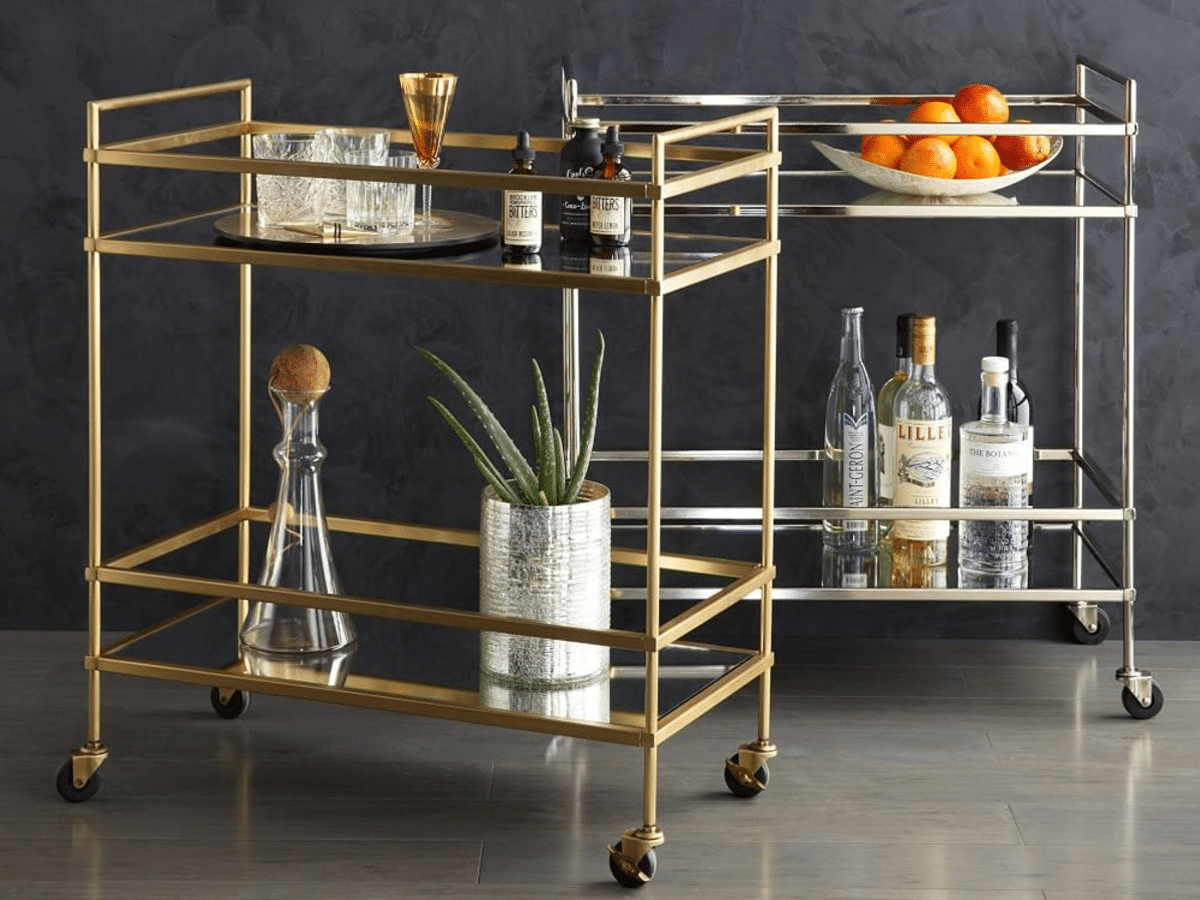 West Elm Terrace Bar Cart