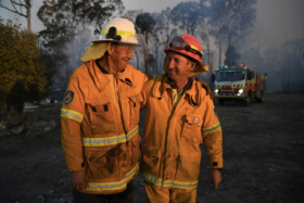 Two Australian Volunteer Firefighters
