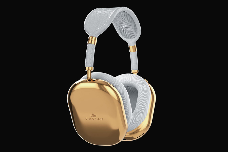 Caviar Pure Gold Airpods Max right side