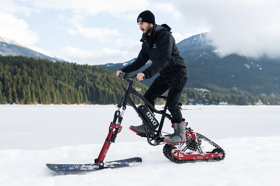 envo electric snow bike