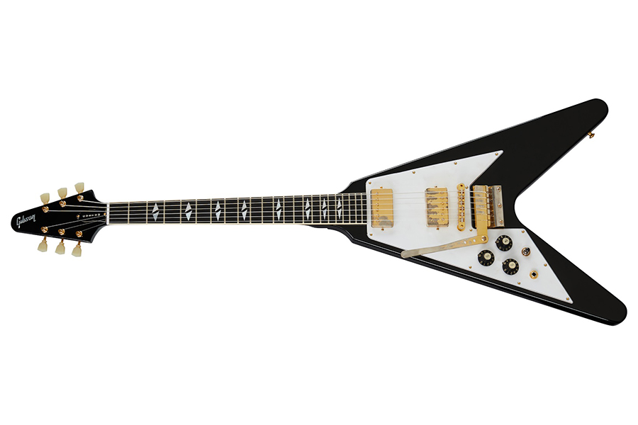 Gibson Recreates Classic Jimi Hendrix Guitars flying v left