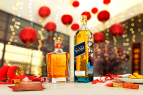 Johnnie Walker Lunar New Year Limited Edition bottles of King George V and Blue Label