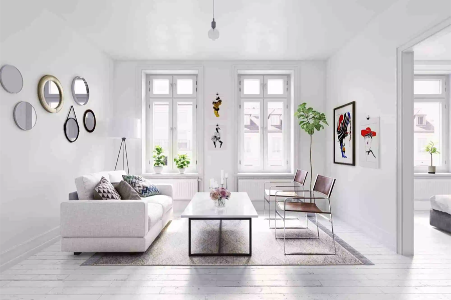 Modern Minimalist Living Room Idea 6