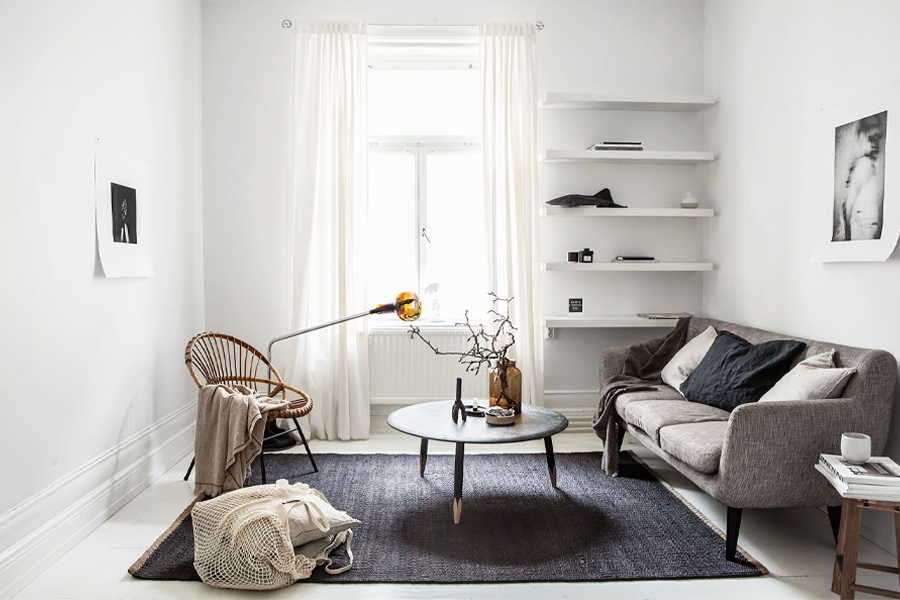 Modern Minimalist Living Room Idea 5