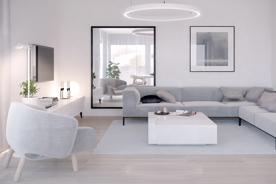 Minimalist Living room idea 8