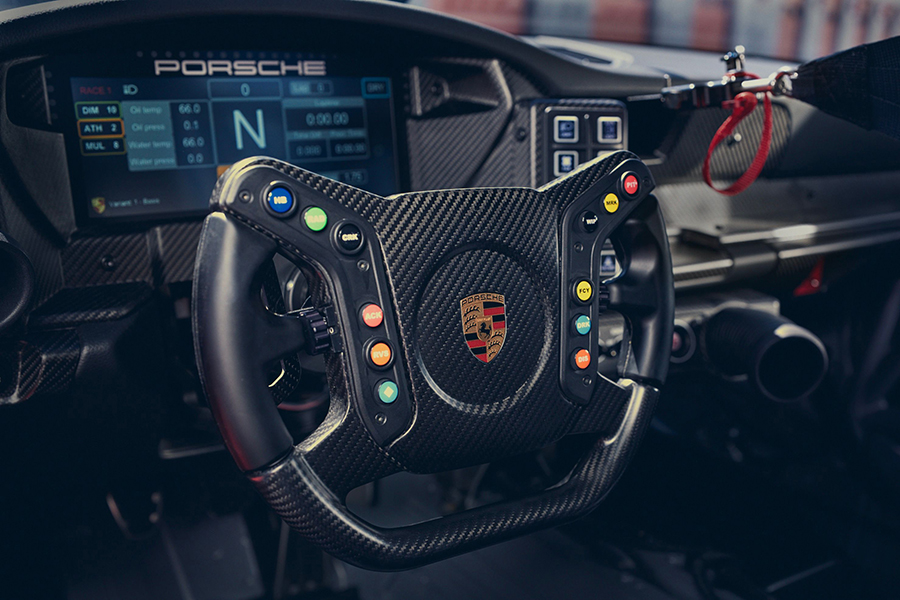 Porsche 911 GT3 Cup dashboard