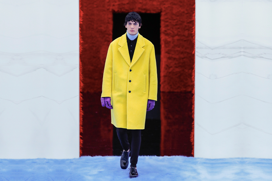 Prada's Fall 2021 Menswear Collection Is About 'an Intimate and