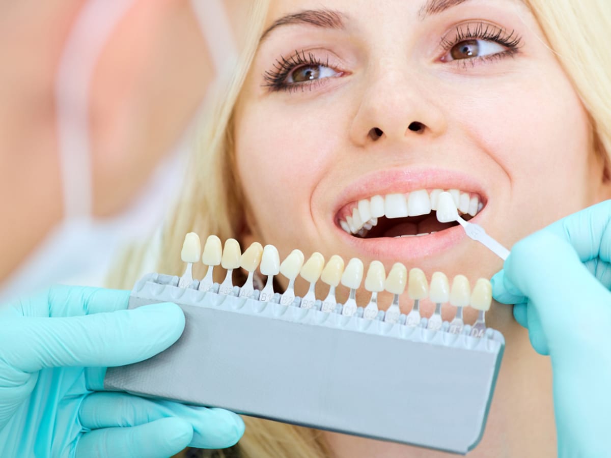 smiling patient at dental clinic