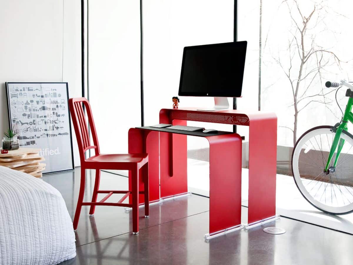 heckler design oneless desk