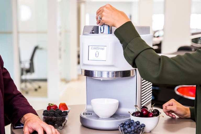 ColdSnap Ice Cream Pod Machine Makes Soft Serve in Under 2