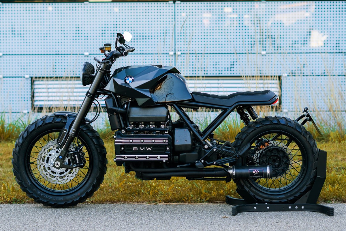 Crooked Motors Custom BMW K100 side