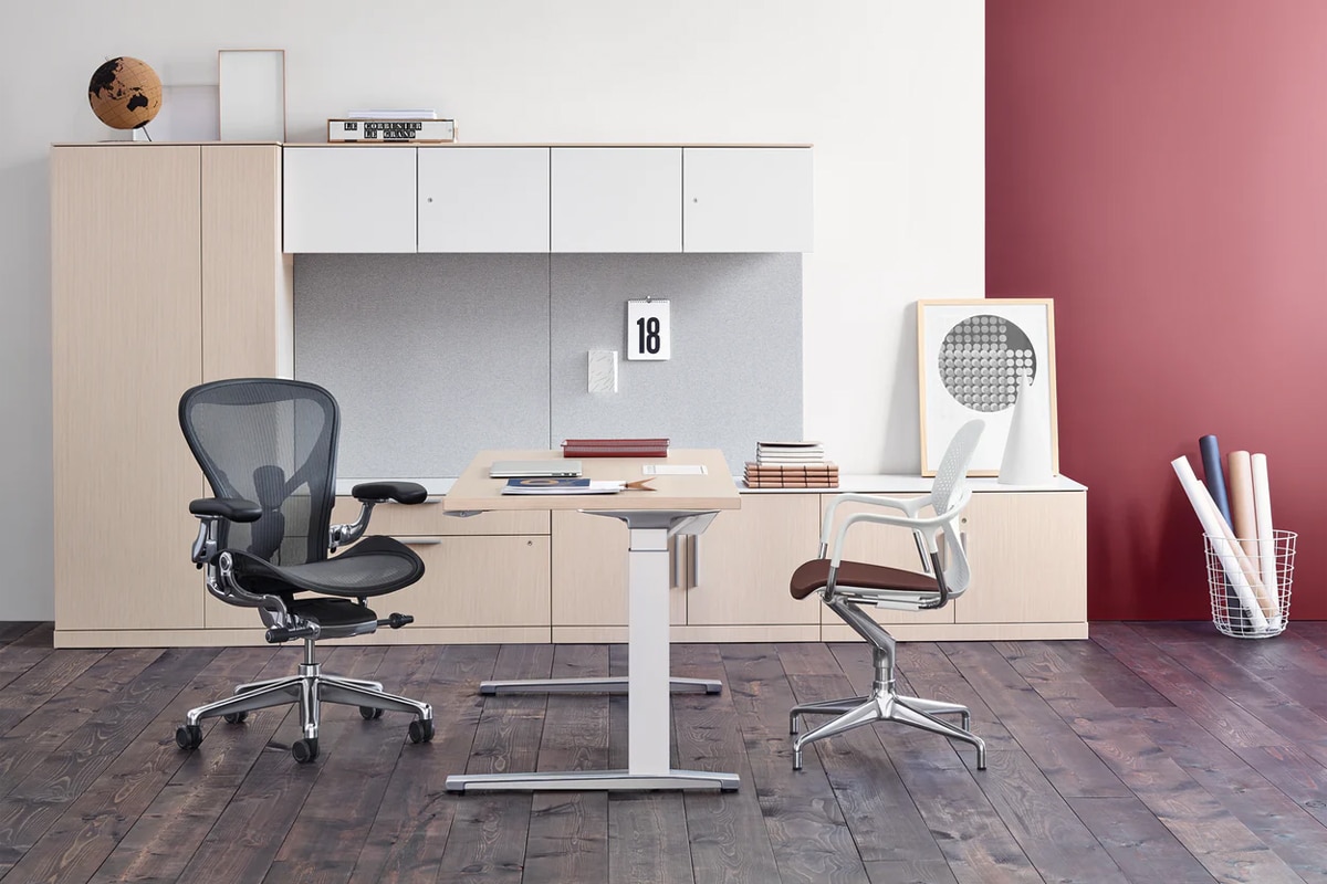 Herman miller renew sit to stand tables