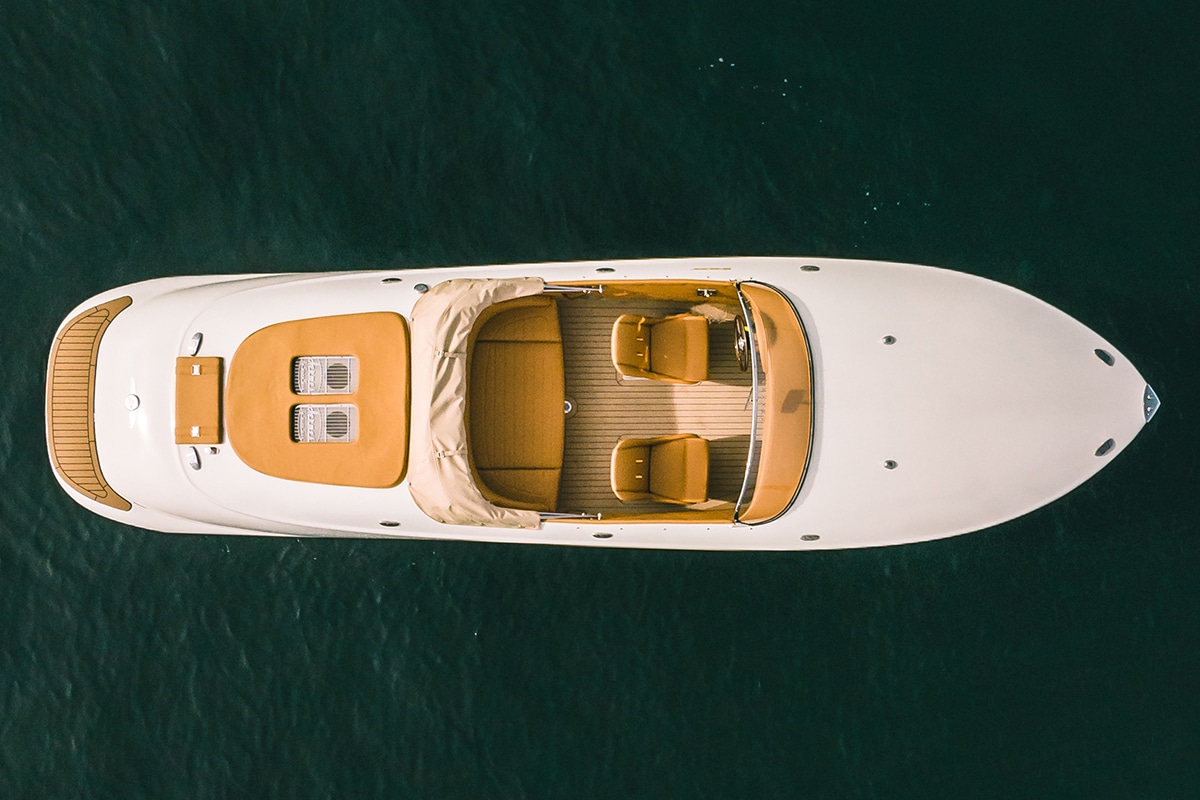 Hermes Speedster E Dayboat top view