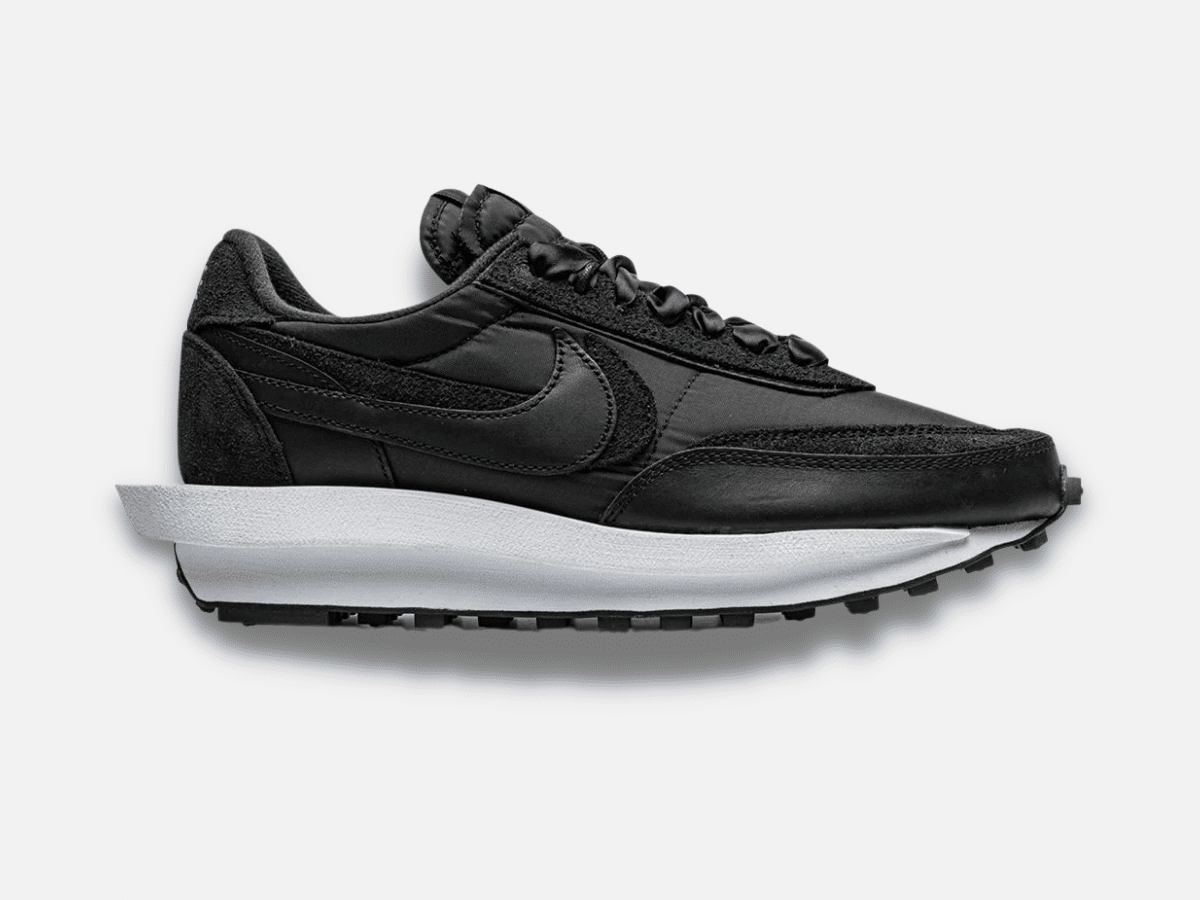 Nike x sacai ldwaffle black nylon