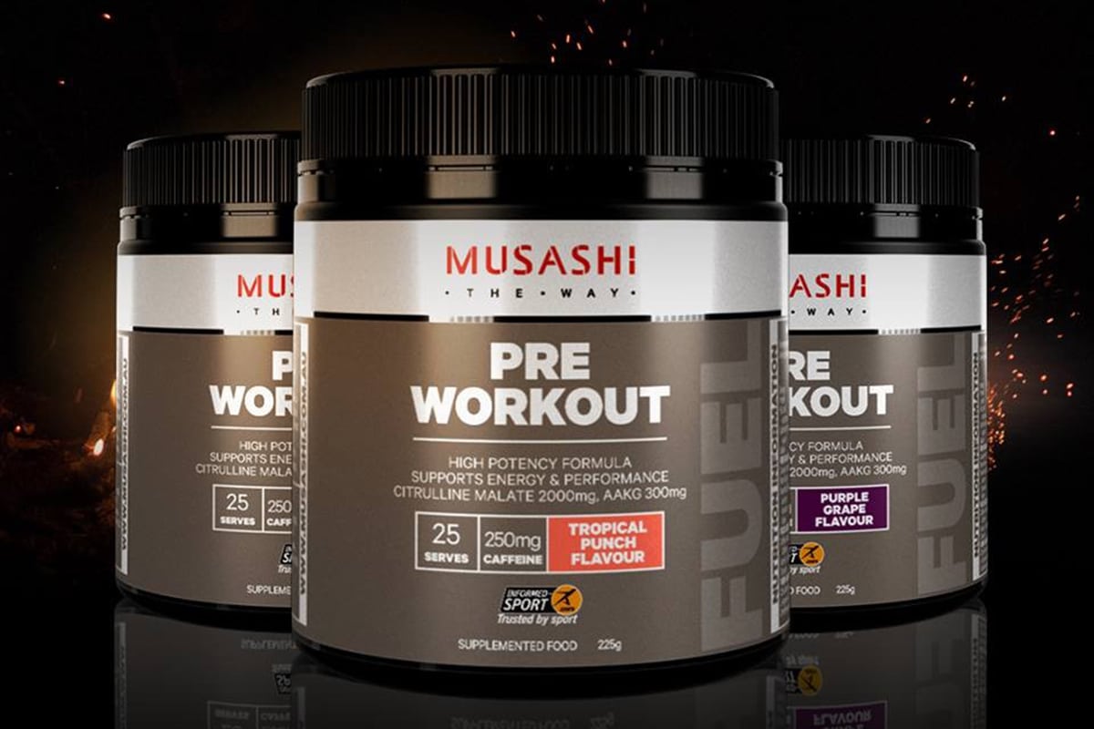 Routine Pre workout musashi for Weight Training