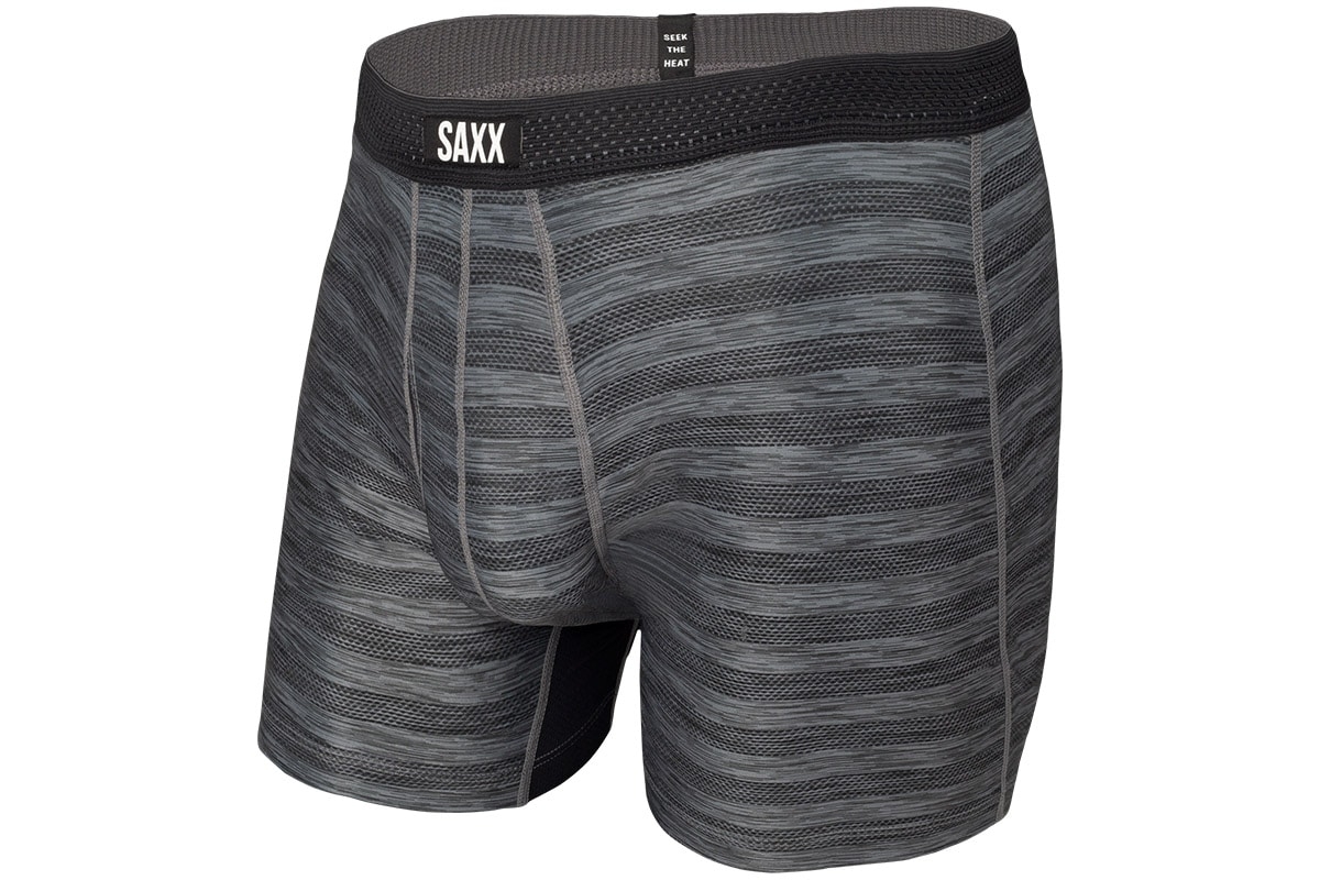 SAXX UNDERWEAR Kinetic HD Long Leg (Grey Feed Stripe II