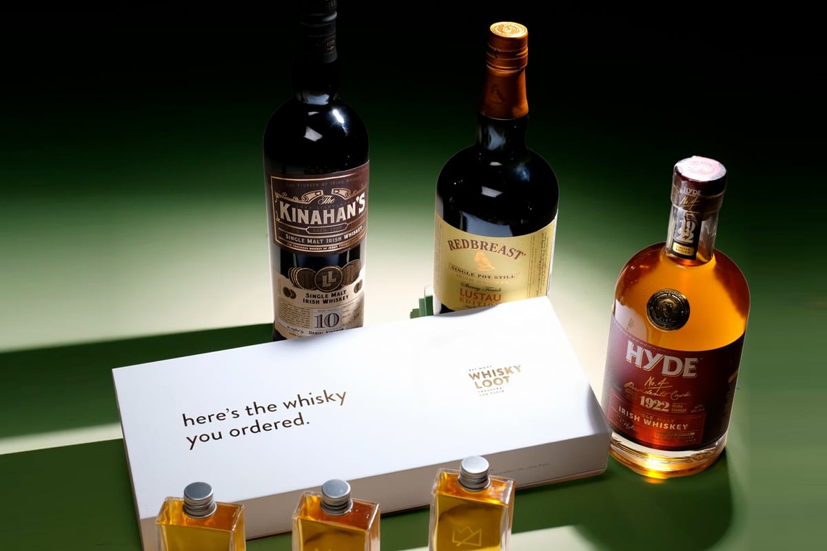 1 whisky loot Irish Whiskey Tasting Pack