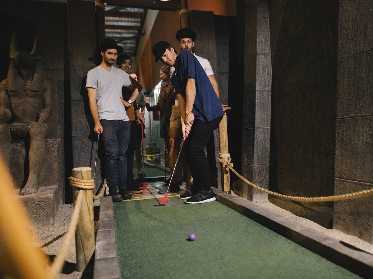 unreal mini golf interior