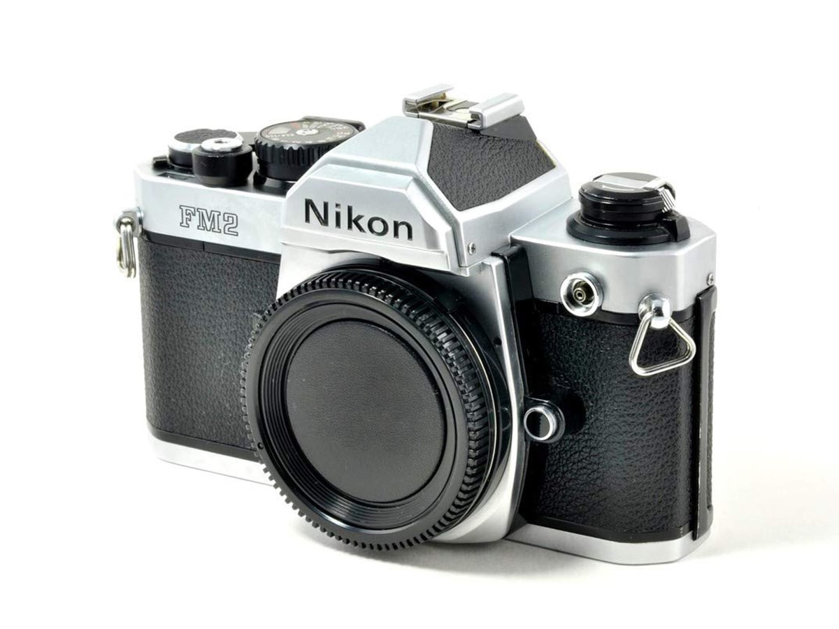 nikon fm2 slr manual focus film camera