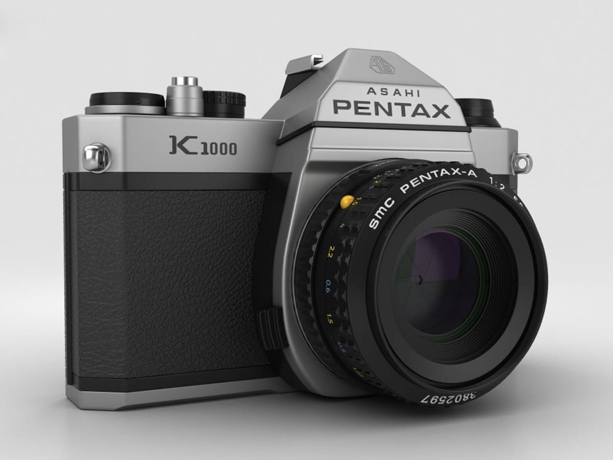 Pentax k1000. Pentax 3d. Фотоаппарат 3д модель. Зеркалка 3 на 3.