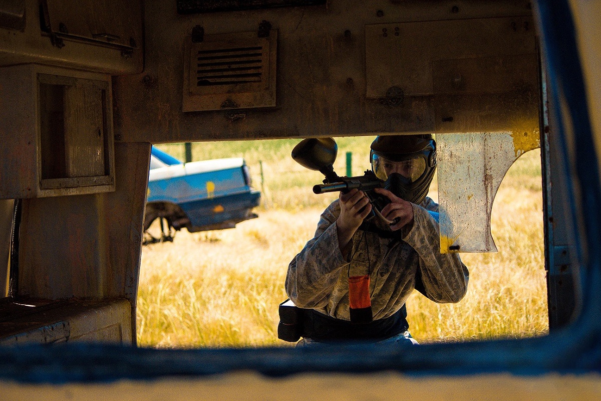 Xtreme Paintball player