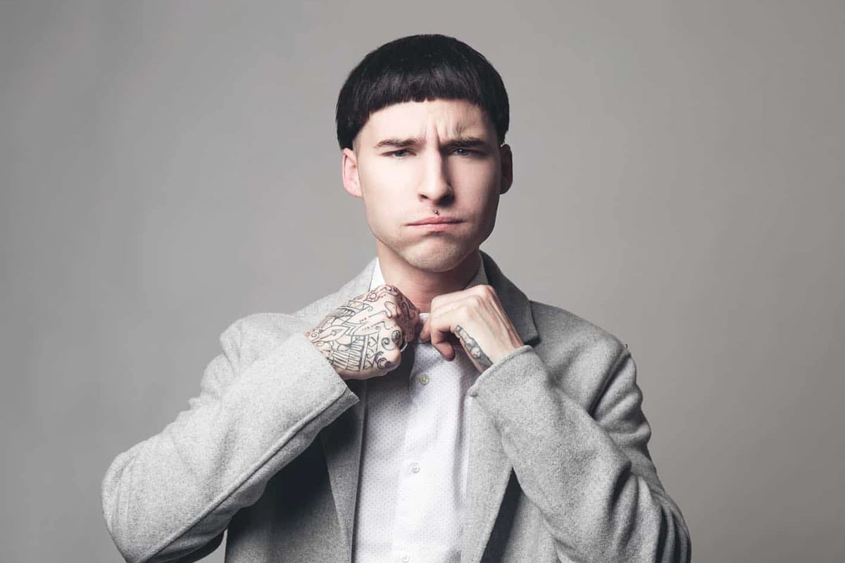 bowl cut hairstyle for men