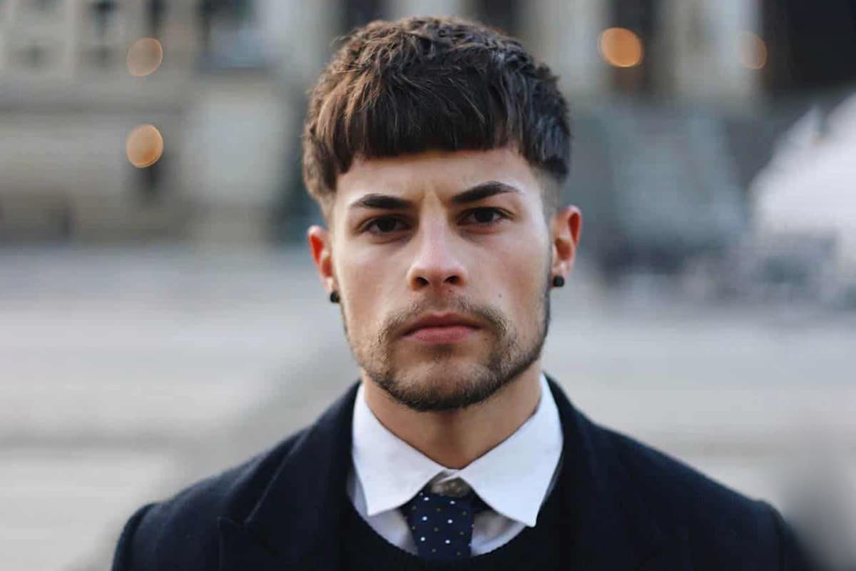 men's classic bowl cut hairstyle