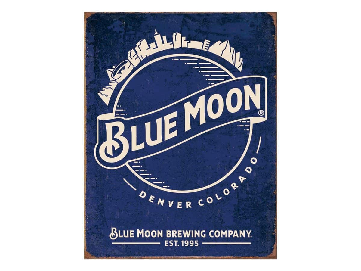 Blue Moon vintage signage