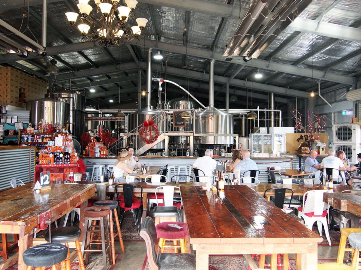 prancing pony brewery interior