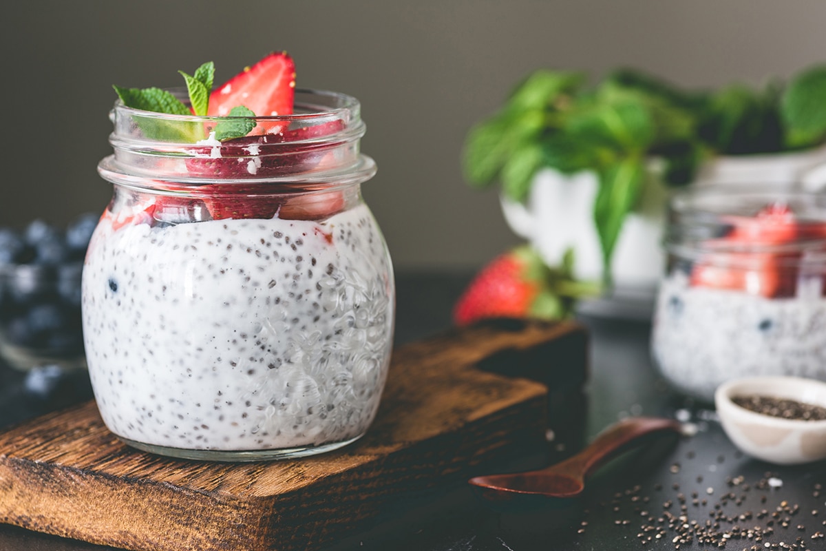 Best High Protein Snacks for On the Go Chia Seed Pudding