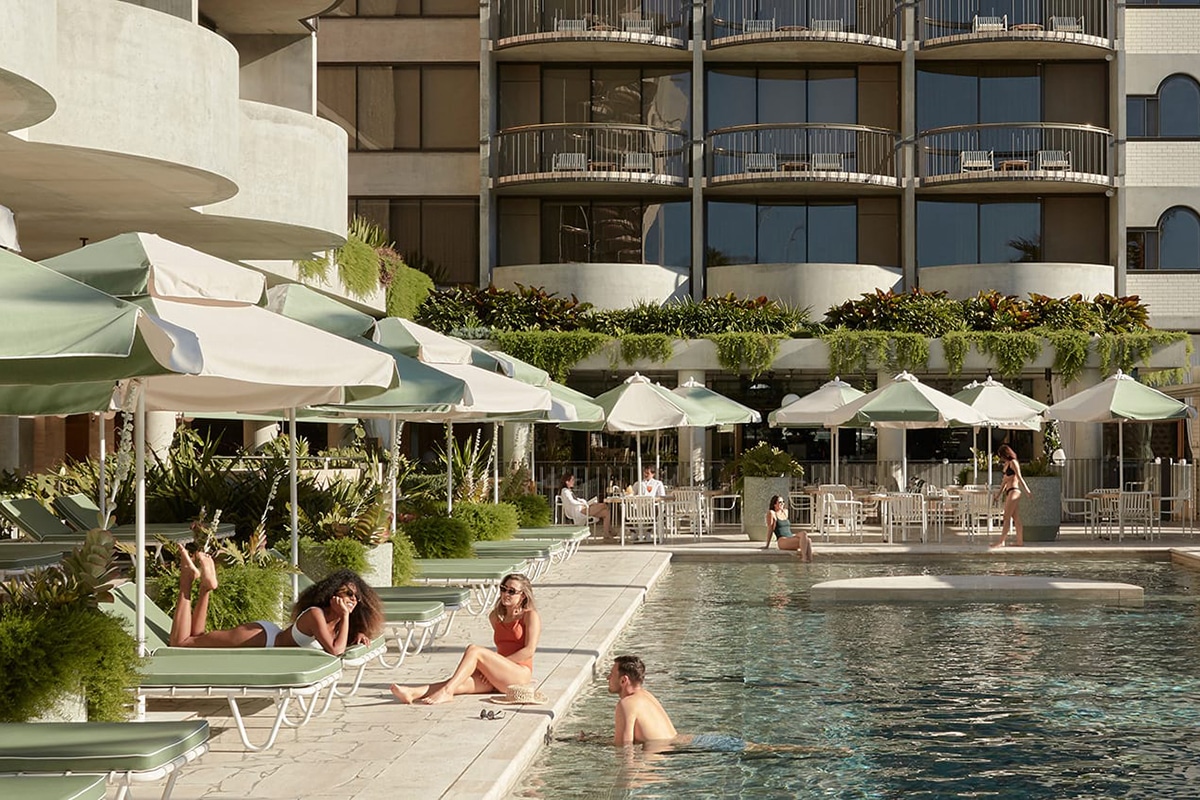 swimming pool at the calile fortitude valley hotel