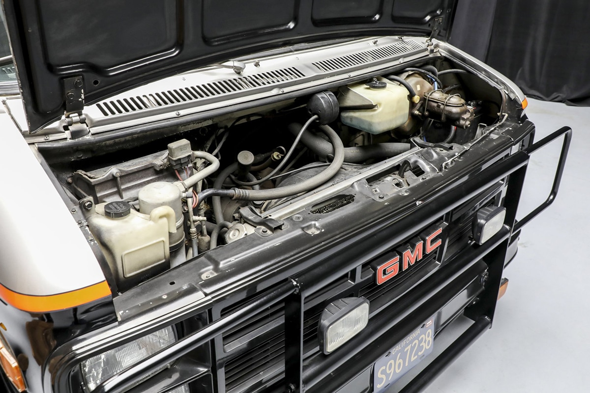 A Team Van up for auction engine