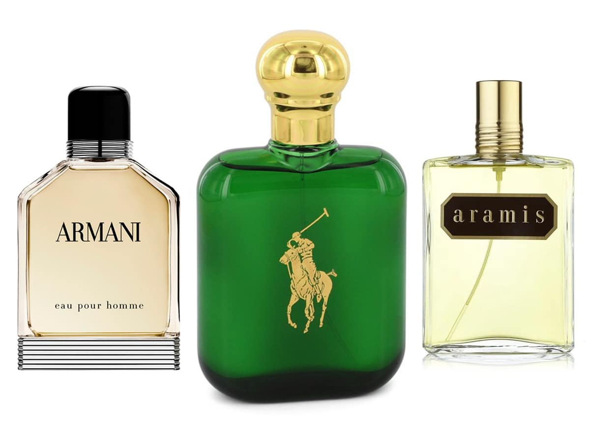 3 bottles of men fragrance
