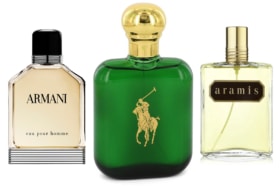 3 bottles of men fragrance
