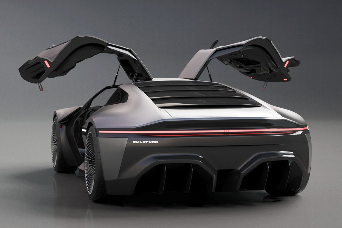 Delorean 2021 Concept both door open