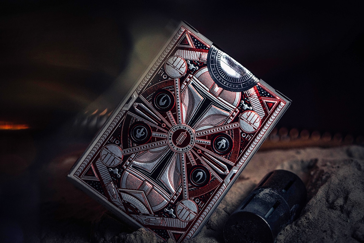 Mandalorian Playing Cards back of the box