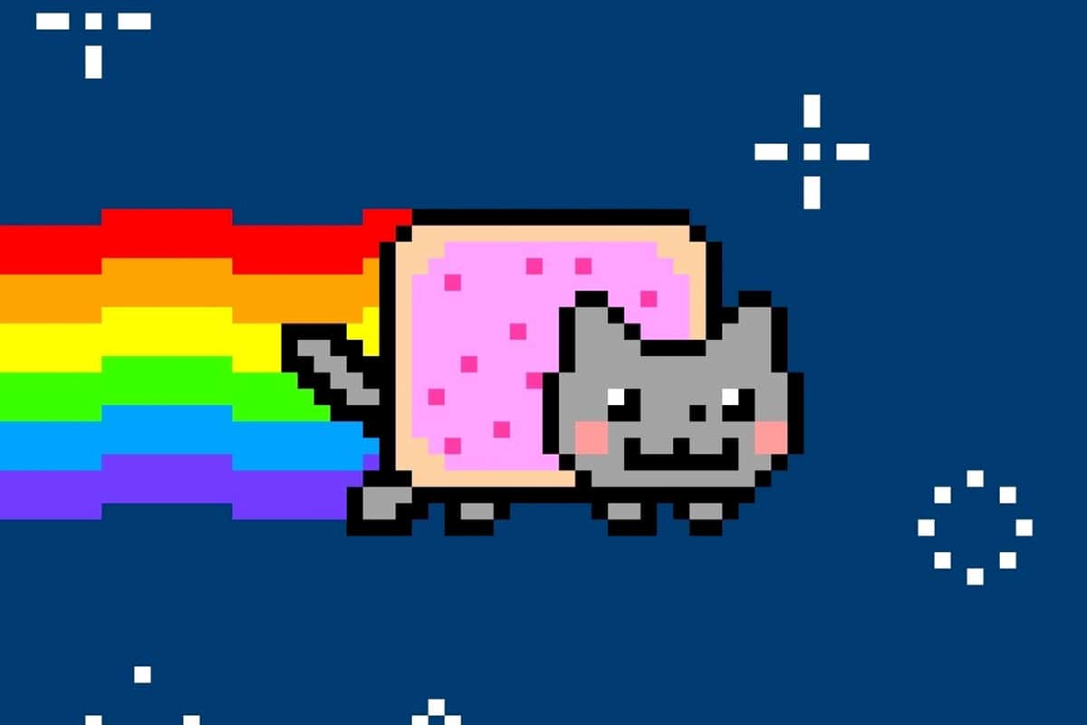 One of a Kind  Nyan Cat  Crypto  Artwork Sells for 700 000 