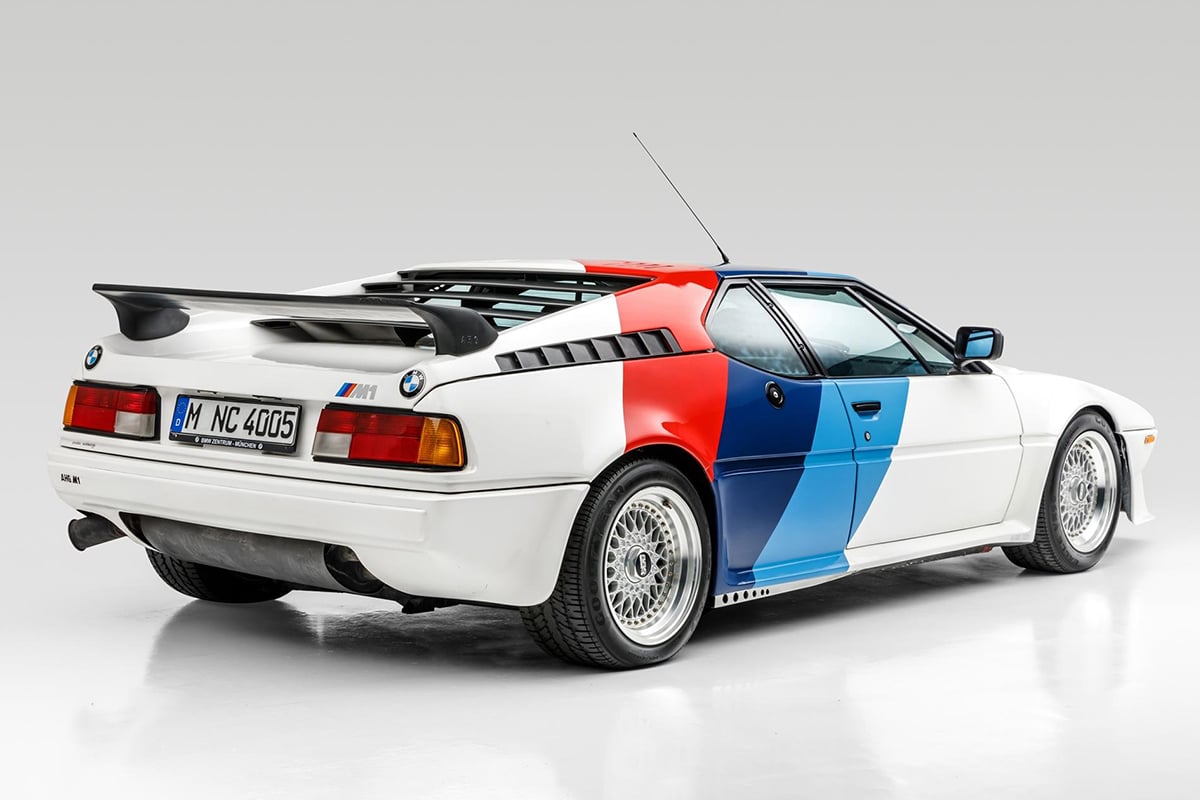 Paul Walker's BMW M1 AHG Studie Coupe back side