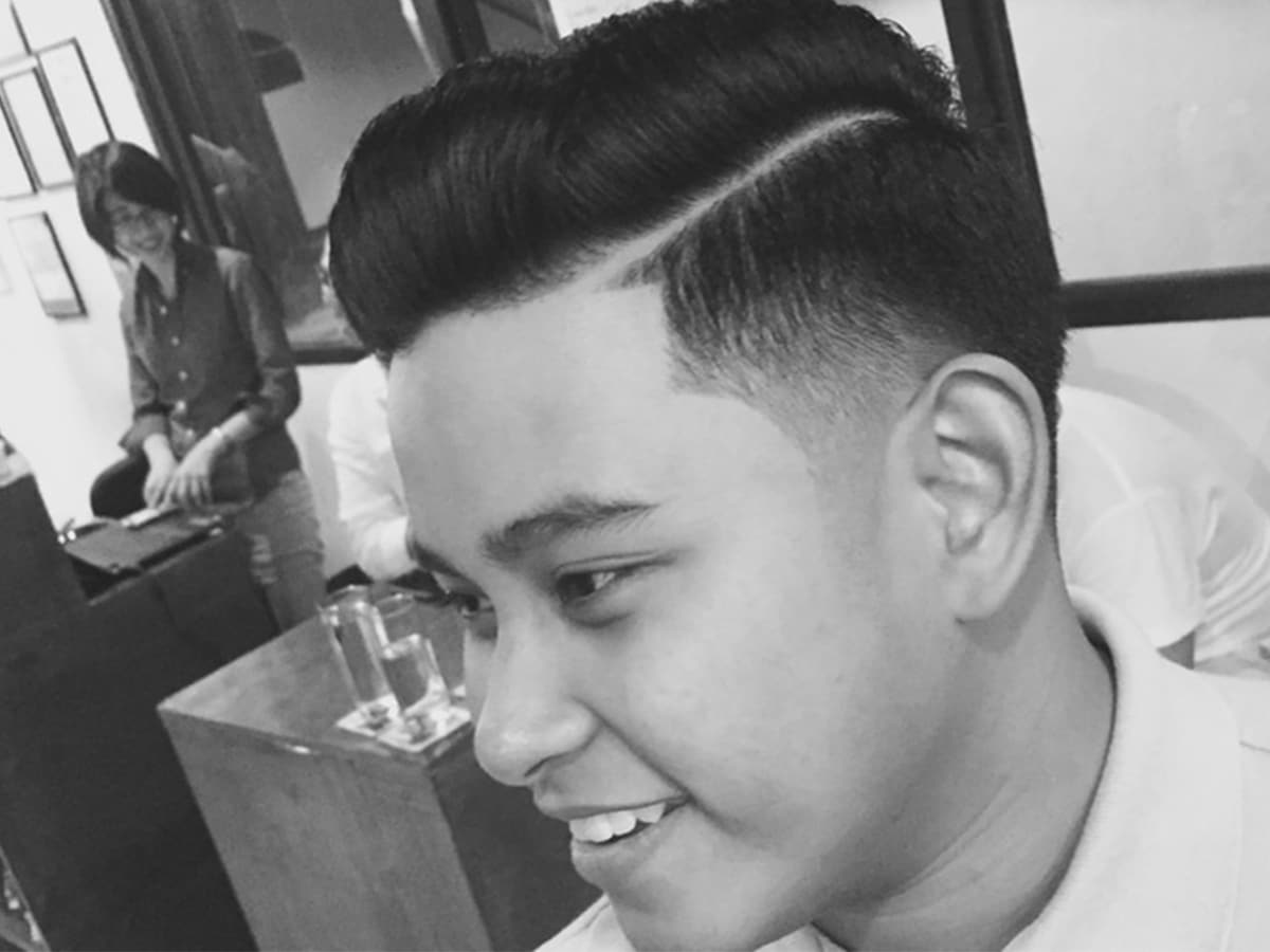 Men's Hairstyle : How to Style the Pompadour Fade .👔👕👌