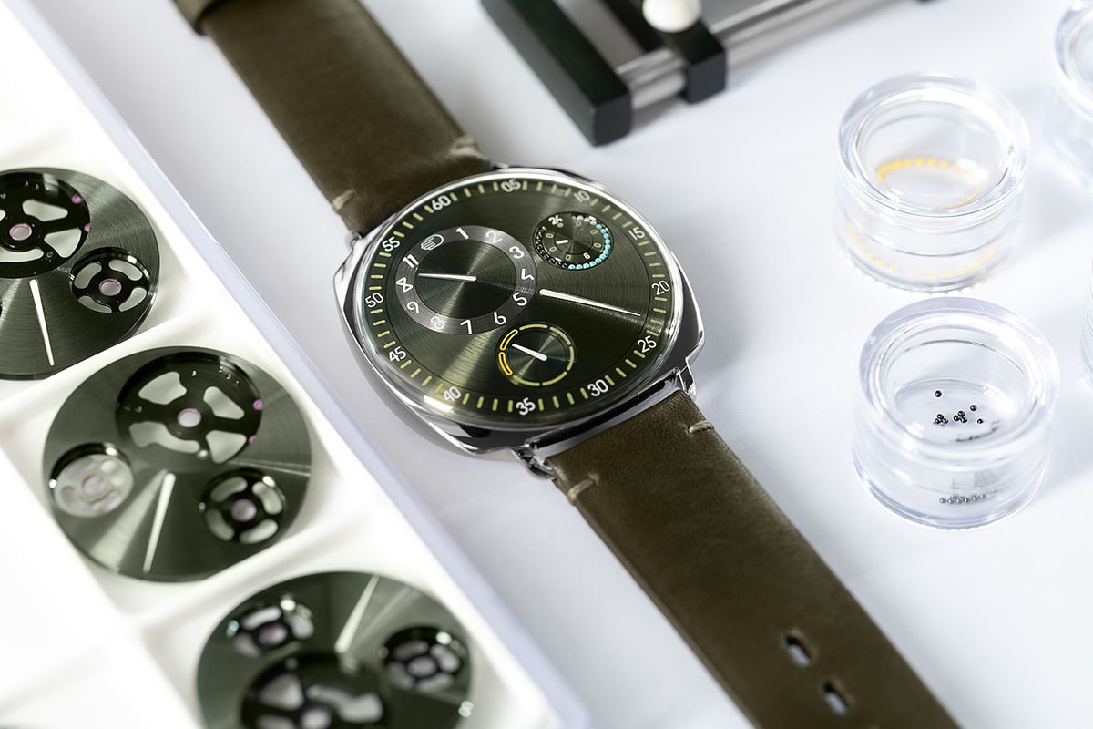 Ressence The Type 1 Squared X on the table