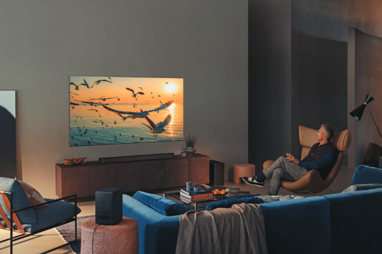 Samsung s 2021 Neo QLED TVs Dolby Atmos Soundbars Man Of Many