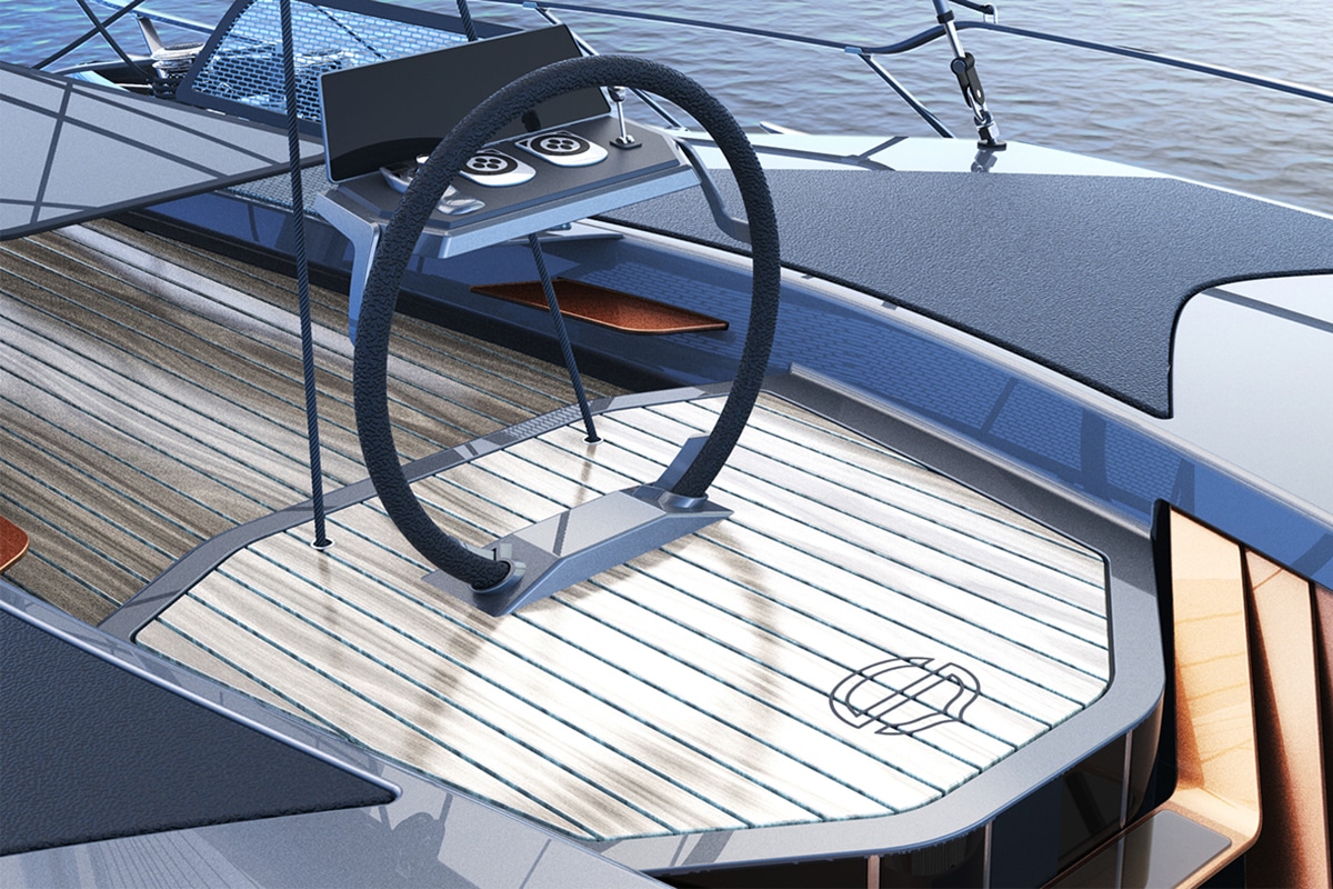 Sunbeam ConceptONE steering wheel