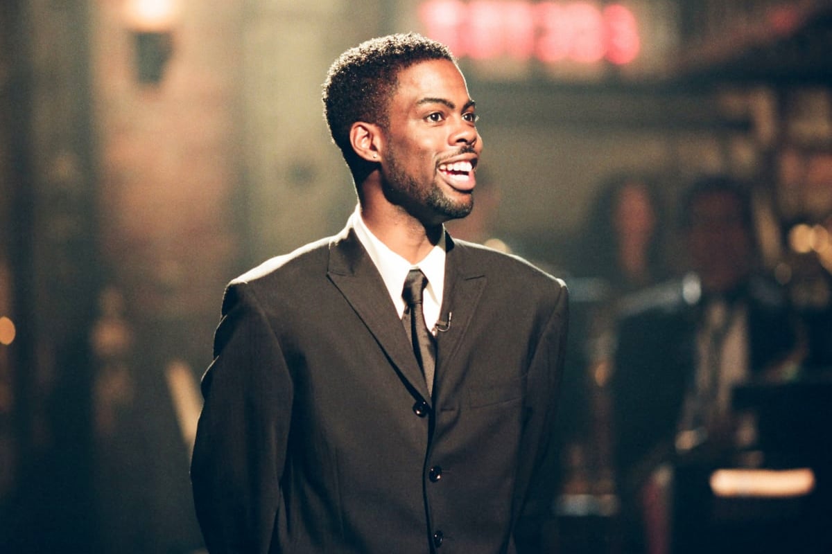 Chris Rock in black suit 