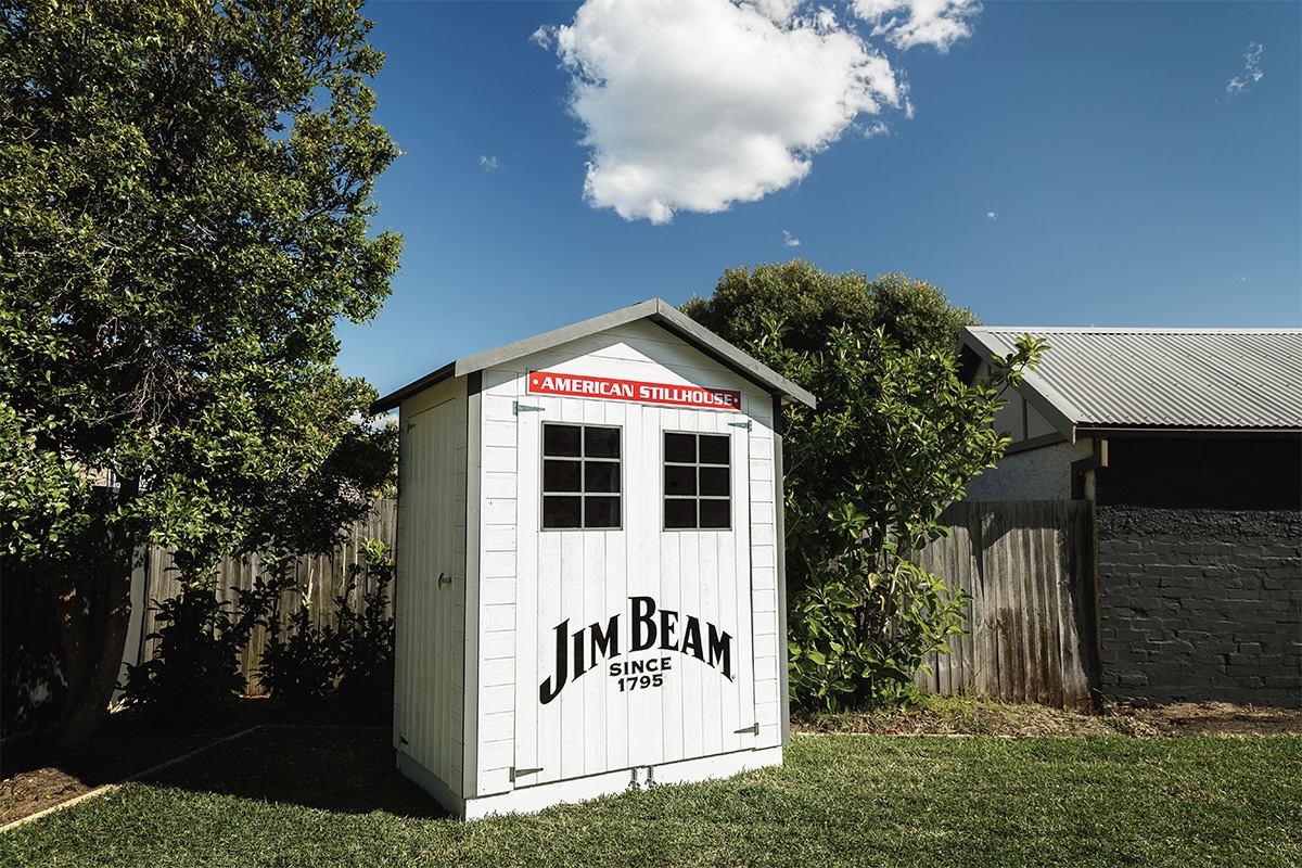 Jim beam backyard bar
