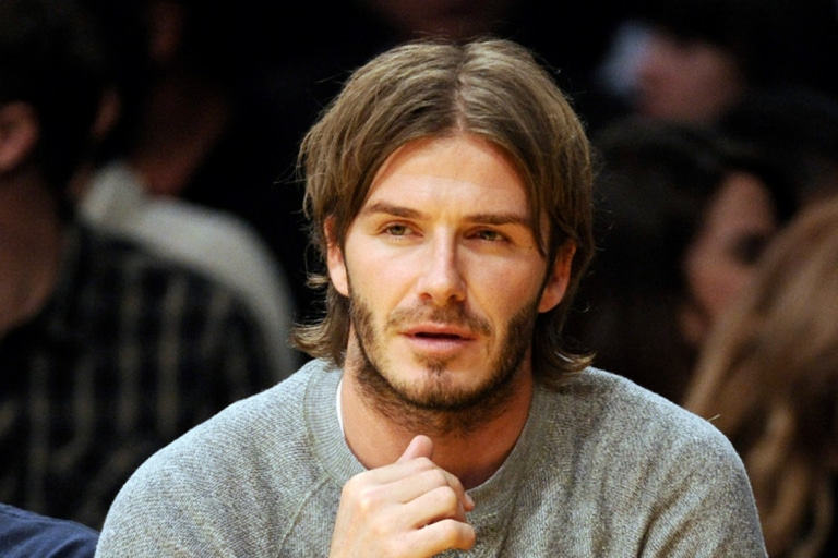 layered middle part men