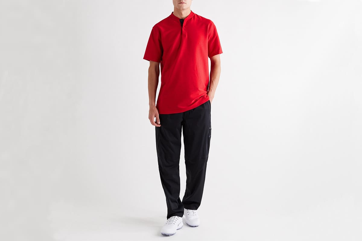 Nike tiger woods ribbed golf polo shirt 2