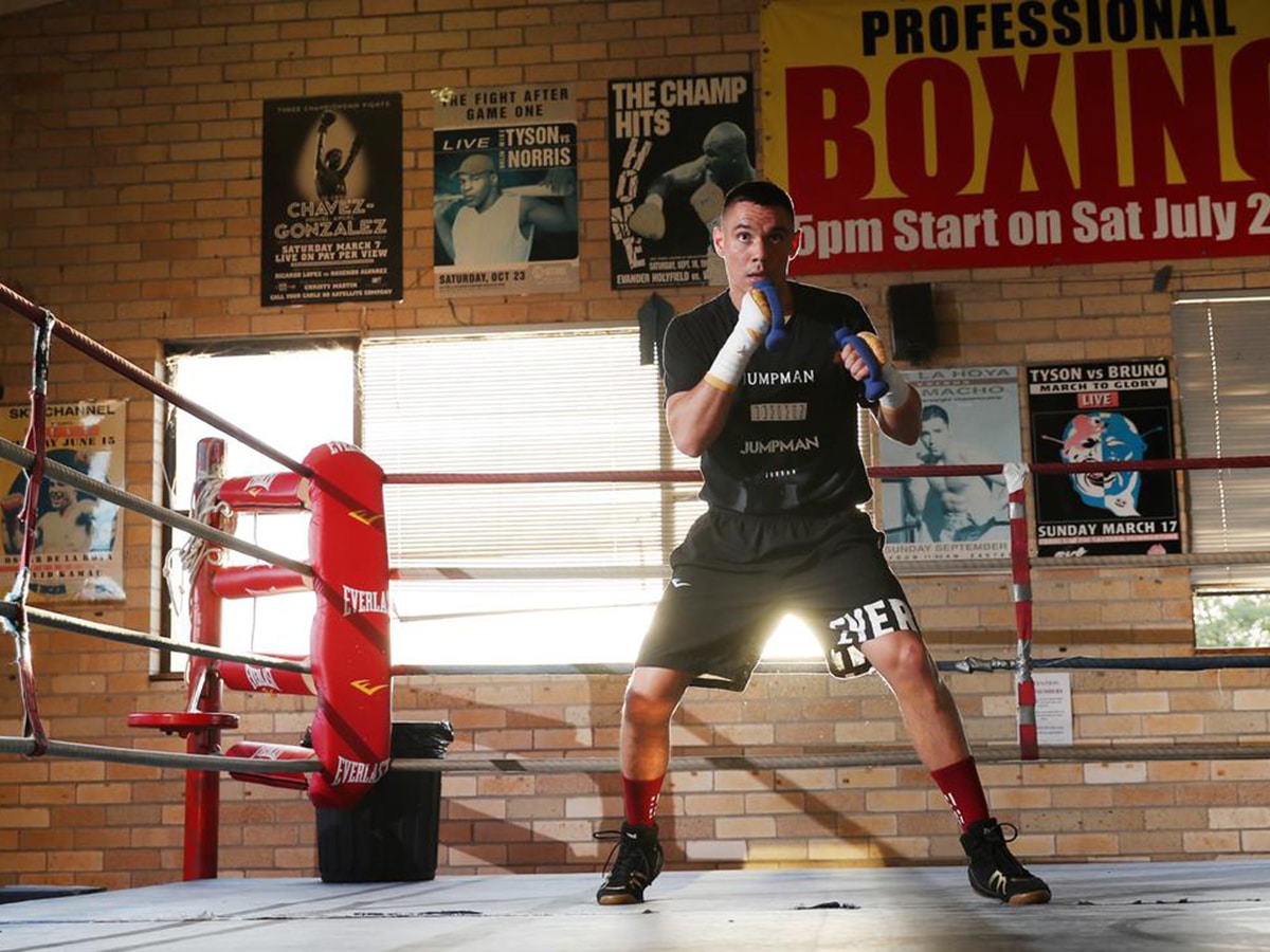 tim tszyu workout at tszyu boxing academy