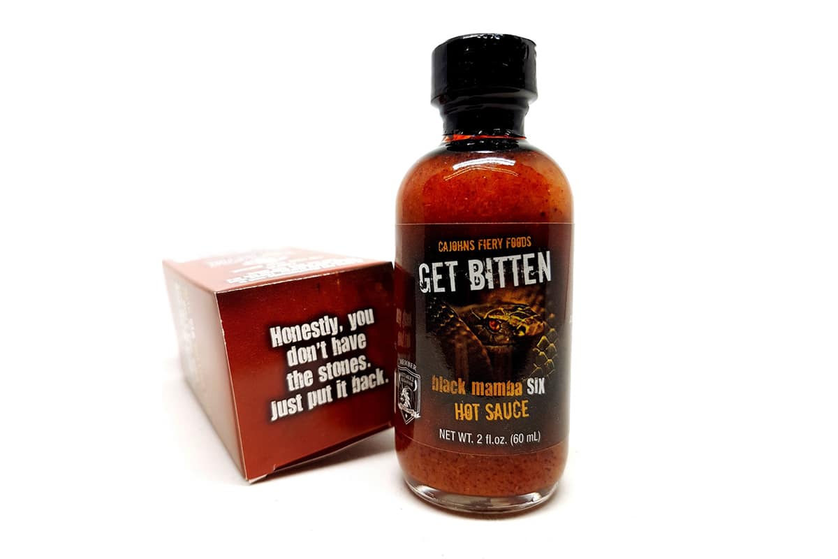Get Bitten Black Mamba 6 Hot Sauce