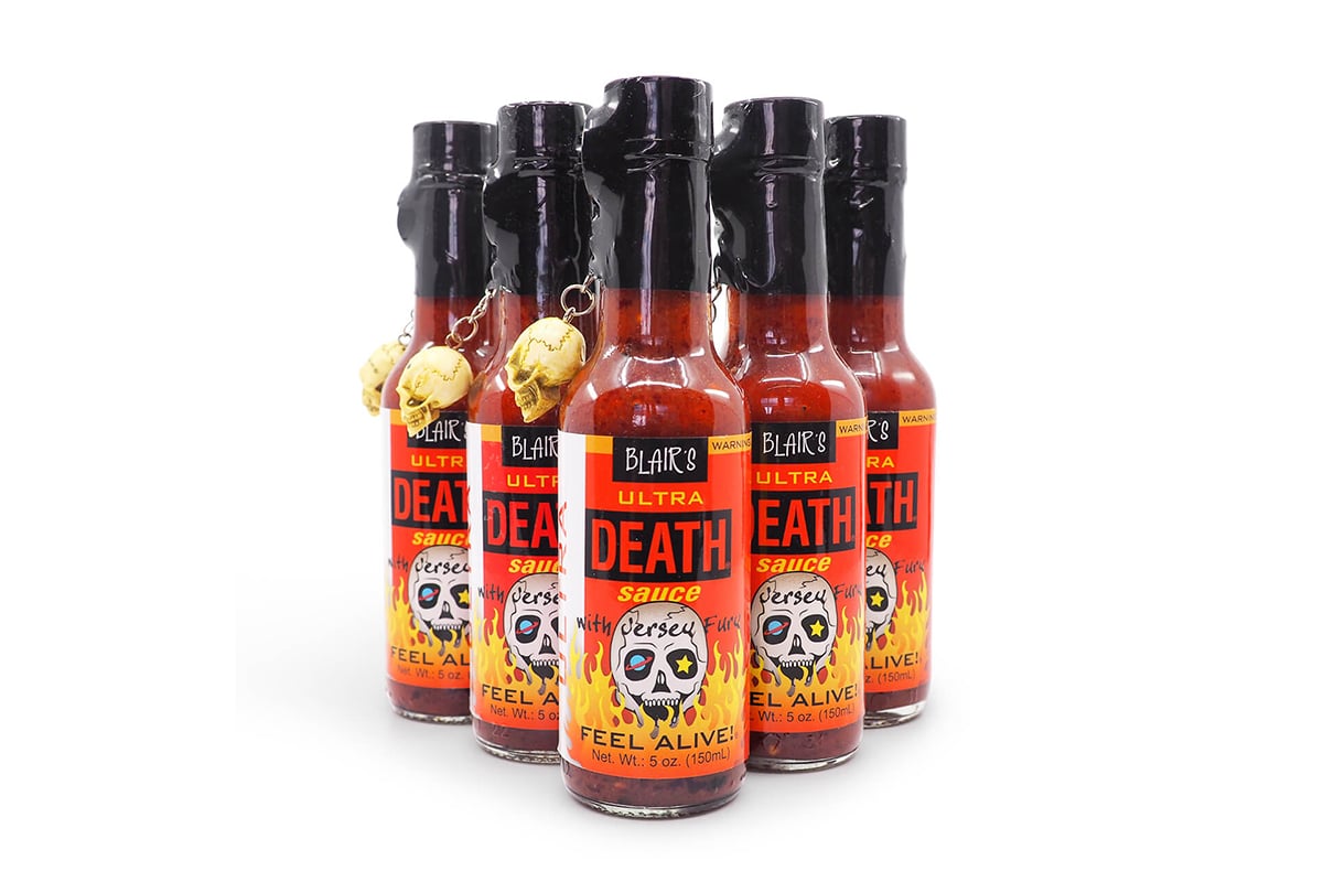 mega death hot sauce with liquid fury