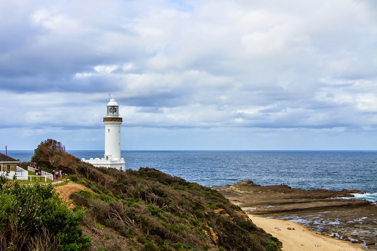 Norah Head Lighthouse at soldiers beach